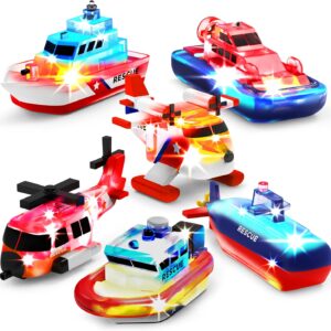 Tub Works® Ocean Rescue™ Vehicles Light Up Bath Toys