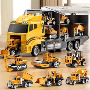 NIPLOOOW Toddler Boys Construction Truck Vehicle Toy