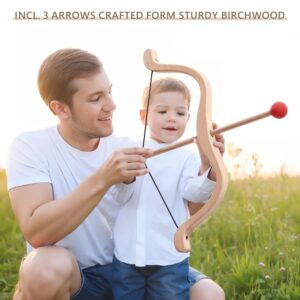 Montessori Wooden Bow and Arrow Toy