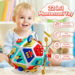Montessori Baby Busy Board Cube